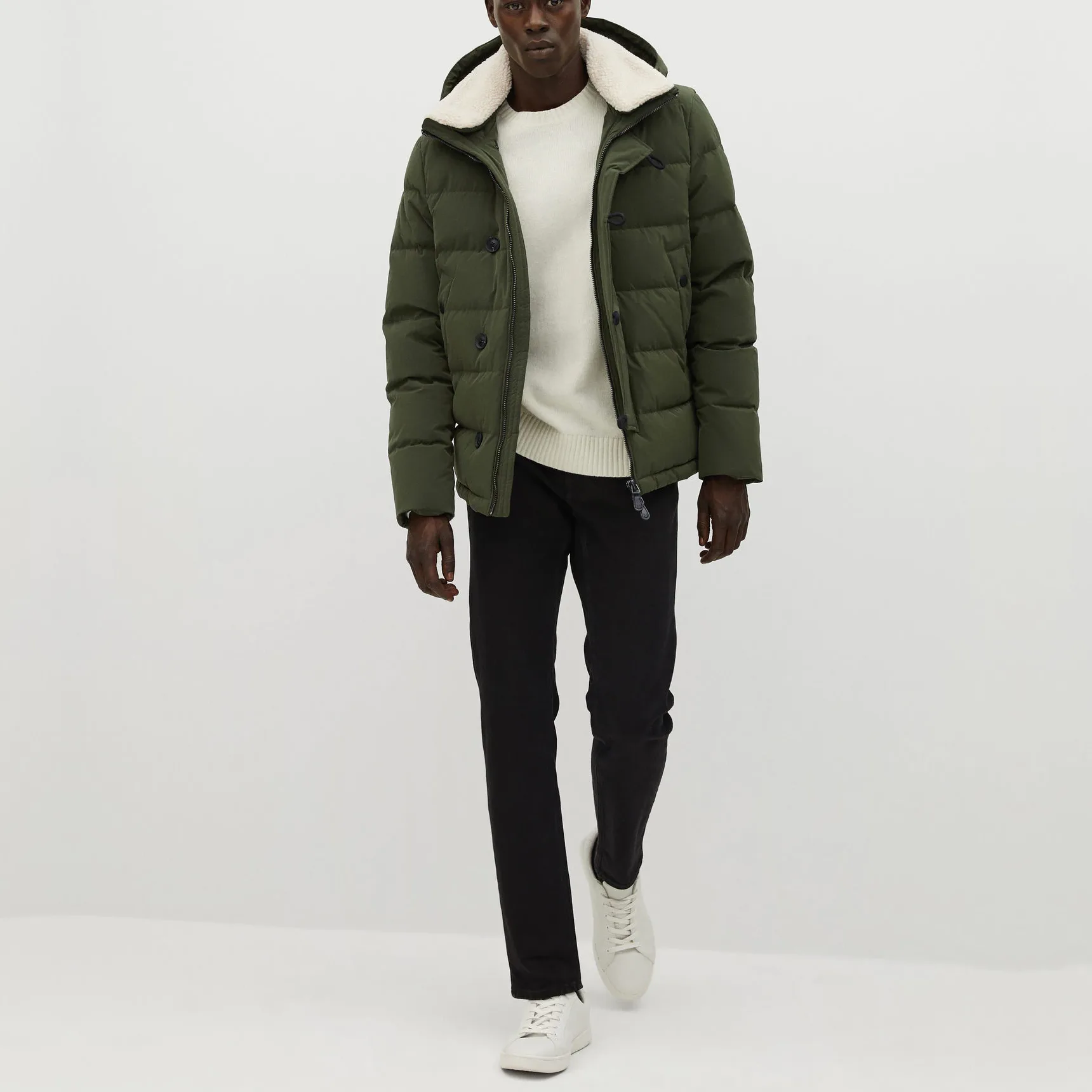 کاپشن مردانه مانگو مدل KH704COT