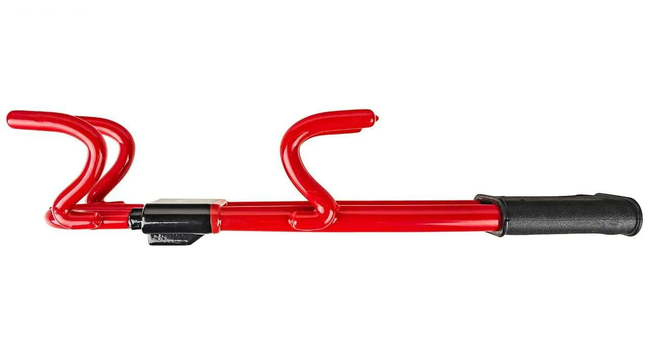 قفل فرمان دوبل دسته دار خودرو مدل 6887