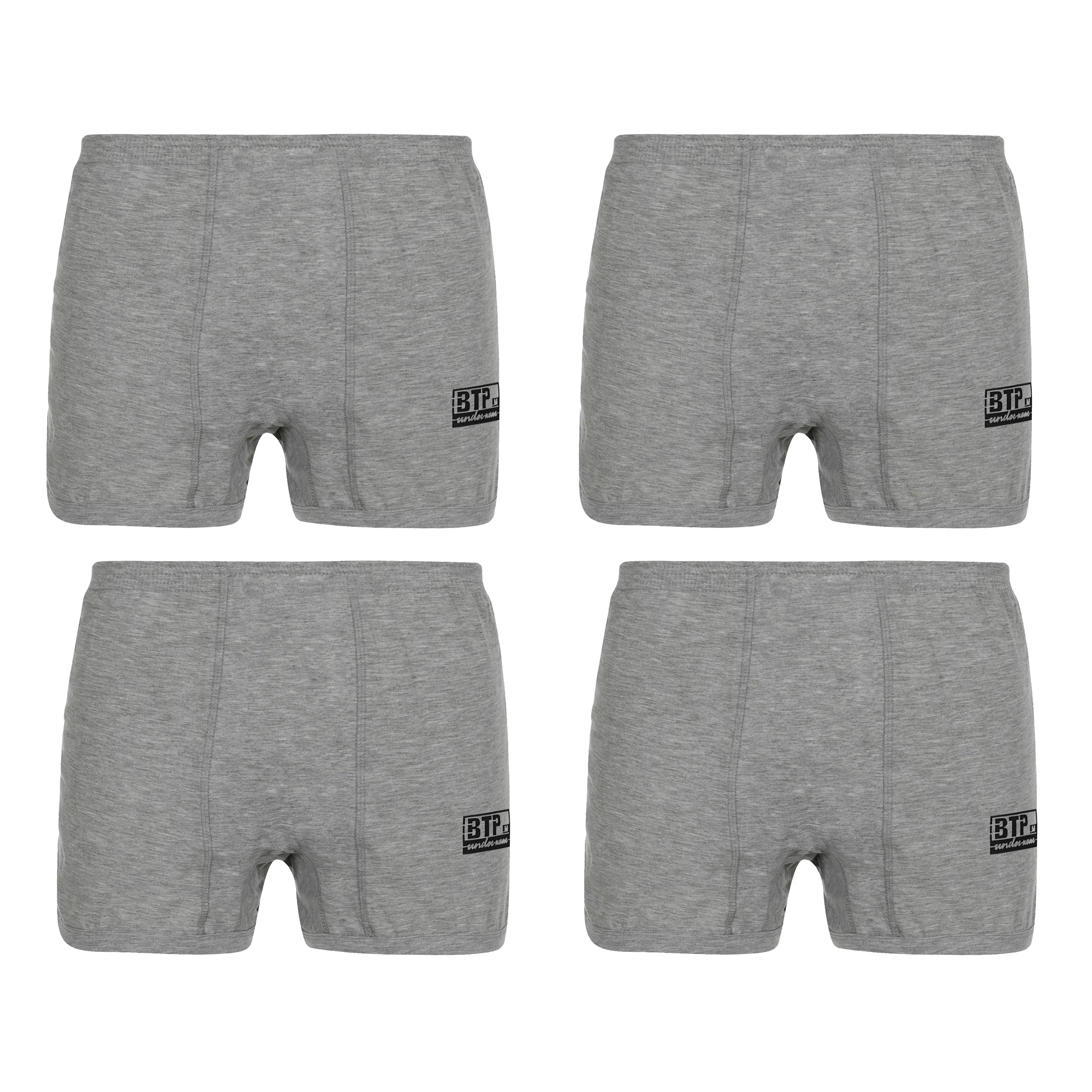 شورت مردانه برهان تن پوش کد MEL-04 بسته 4 عددی