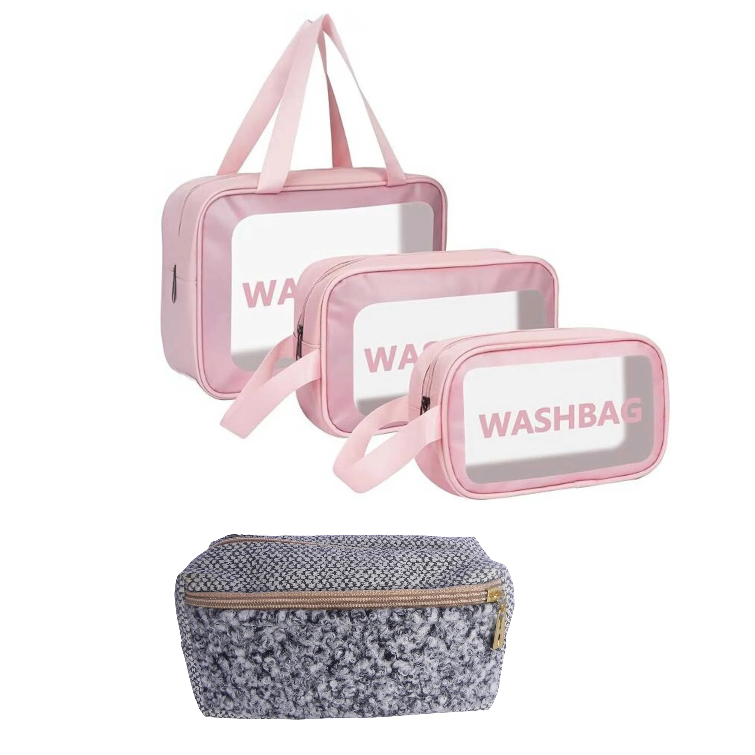 نظم دهنده ساک و چمدان سفری کد 00422 بسته 4 عددی