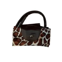 ساک سفری مدل تاشو طرح پلنگی کد 65647