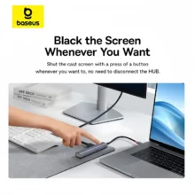 هاب 6 پورت USB-C بیسوس مدل BS-OH166
