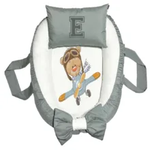 تشک غلت گیر نوزاد پاد آفرین مدل خرس طرح حرف E