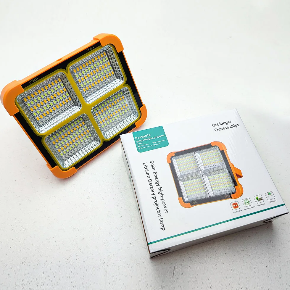 نورافکن دستی مدل سولار خورشیدی IP66 کد 50X