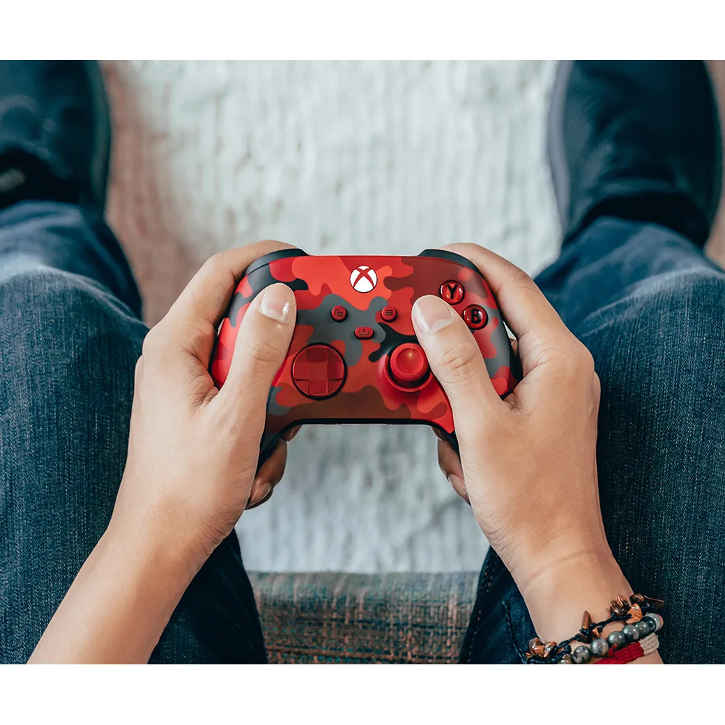 دسته بازی بی سیم مایکروسافت مدل Xbox Daystrike Camo Special Edition
