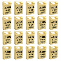 فلش مموری اکسیس ZM204 ظرفیت ۸ گیگابایت با رابط USB 2.0 بسته 20 عددی