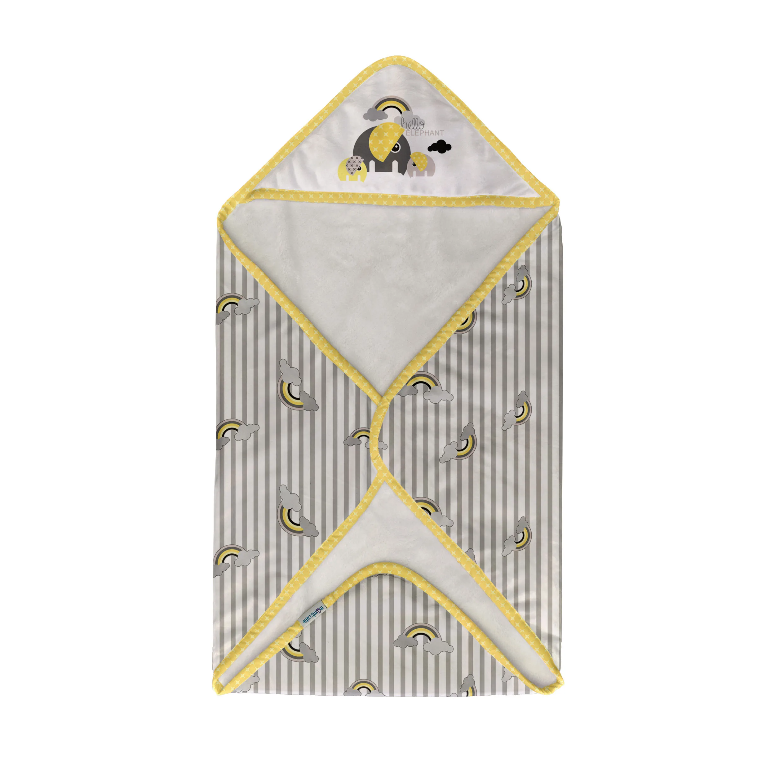 پتو دورپیچ نوزاد مامزکیوتی مدل hello DP-76