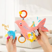 آویز کریر کودک طرح ویلا هپی مانکی کد H168304-4B