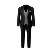 ست کت و شلوار و جلیقه مردانه مدل تک دکمه