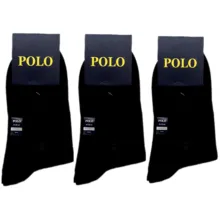 جوراب نیم ساق مردانه پولو مدل B10121 بسته 3 عددی