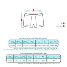 ست شورت و زیرپوش مردانه تولیدی پاران مدل نخ پنبه خالص صادراتی