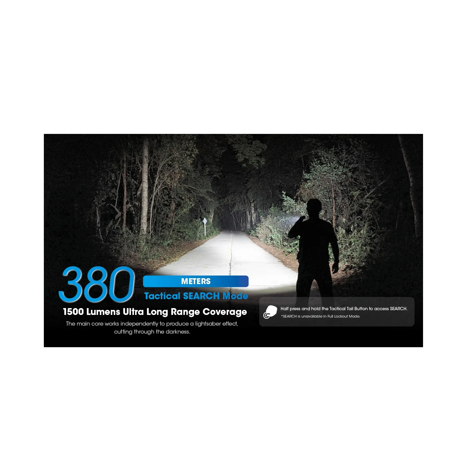 چراغ قوه دستی نایت کر مدل EDC31 با نور مهتابی