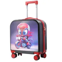 چمدان کودک مدل مرد عنکبوتی سه بعدی