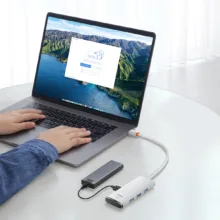 هاب 4 پورت USB-A باسئوس مدل WKQX030002