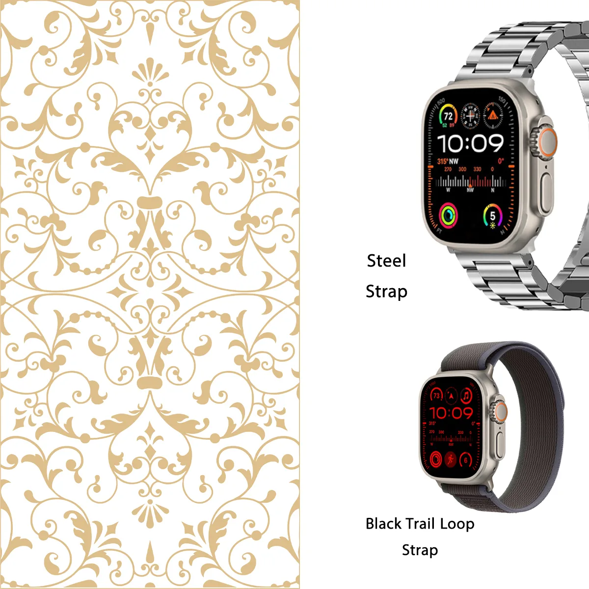 ساعت هوشمند اسمارت تایم مدل RS9 MAC دارای قابلیت‌های صفحه نمایش رنگی و لمسی، کنترل موسیقی با بند پارچه ای