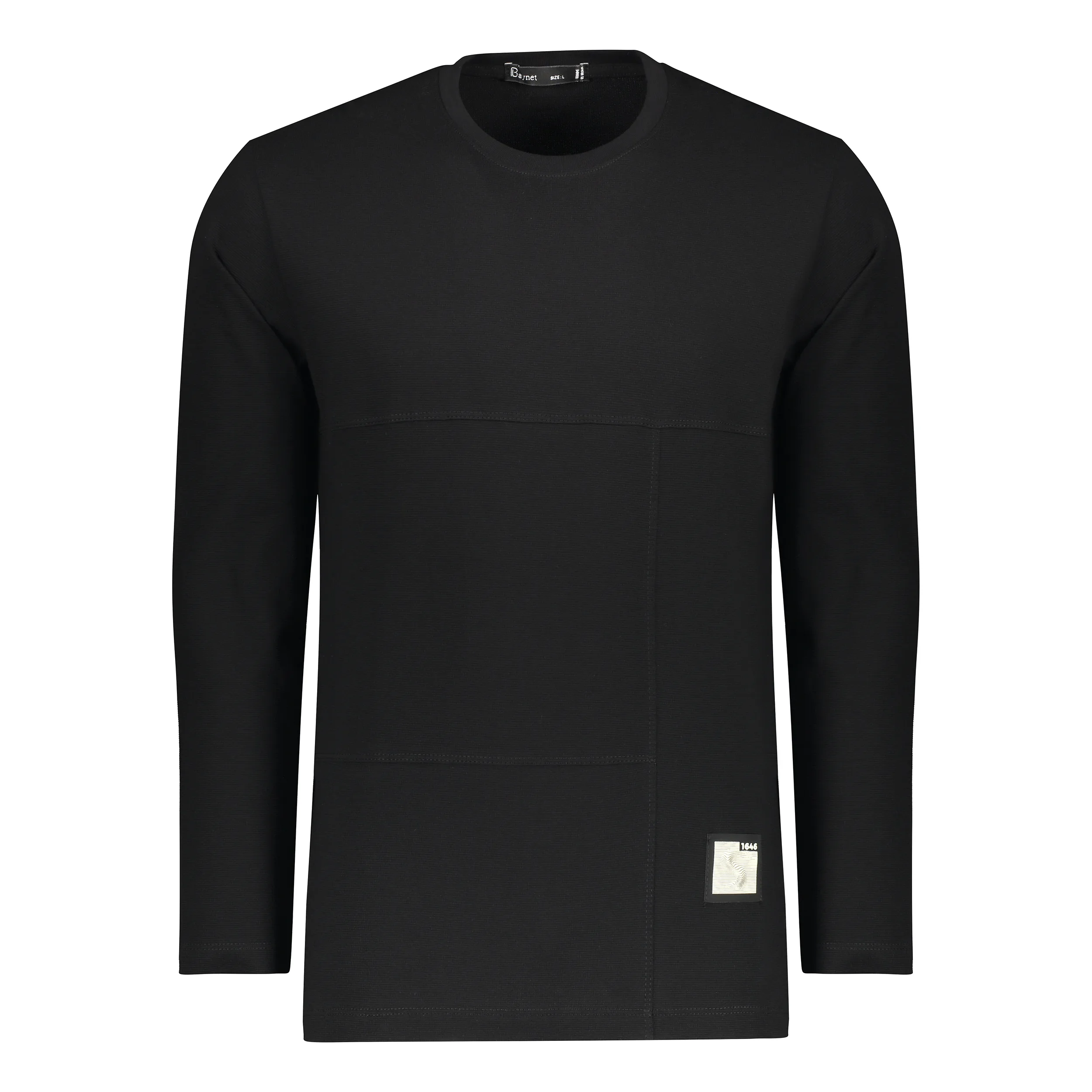 تی‌شرت آستین بلند یقه گرد مردانه باینت مدل 905