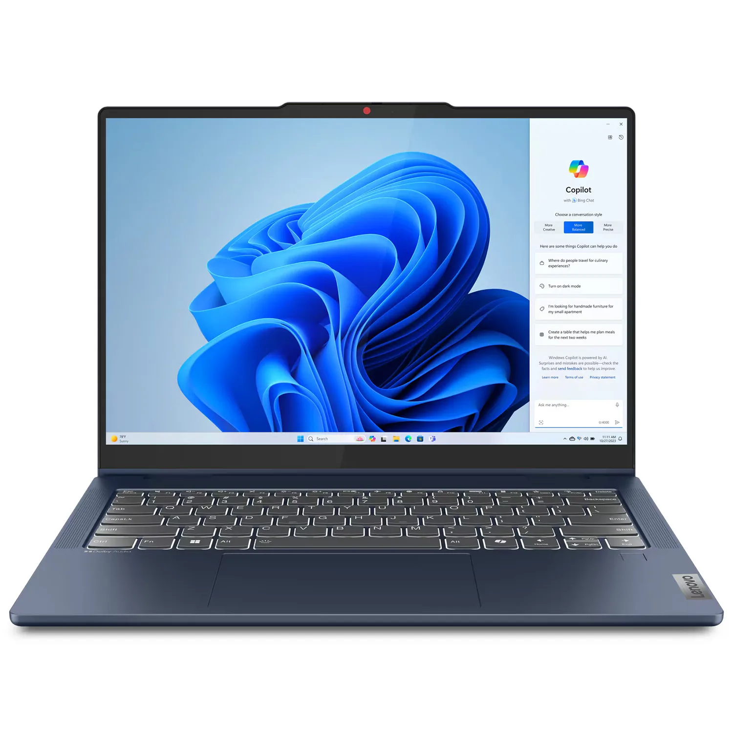 لپ تاپ 14 اینچی لنوو مدل IdeaPad 5 2-in-1 14IRH9-i7 13620H-16GB LPDDR5X 5200MHz-1TB SSD-OLED 60Hz Touch-Backlit-Fingerprint به همراه قلم - کاستوم شده