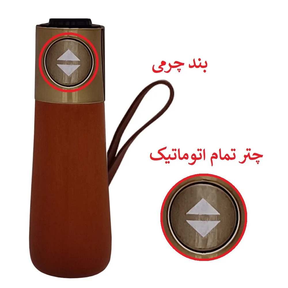 چتر 10 پره مدل دسته چوبی سوبل وان قطر 116 سانتیمتر