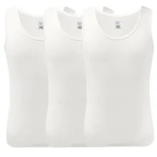 زیرپوش بدون آستین مردانه نیل کوک مدل Tank-Top مجموعه 3 عددی