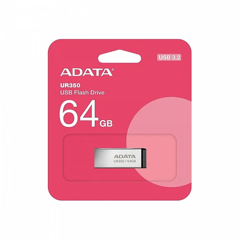 فلش مموری USB 3.2 ای دیتا مدل UR350 ظرفیت 64 گیگابایت