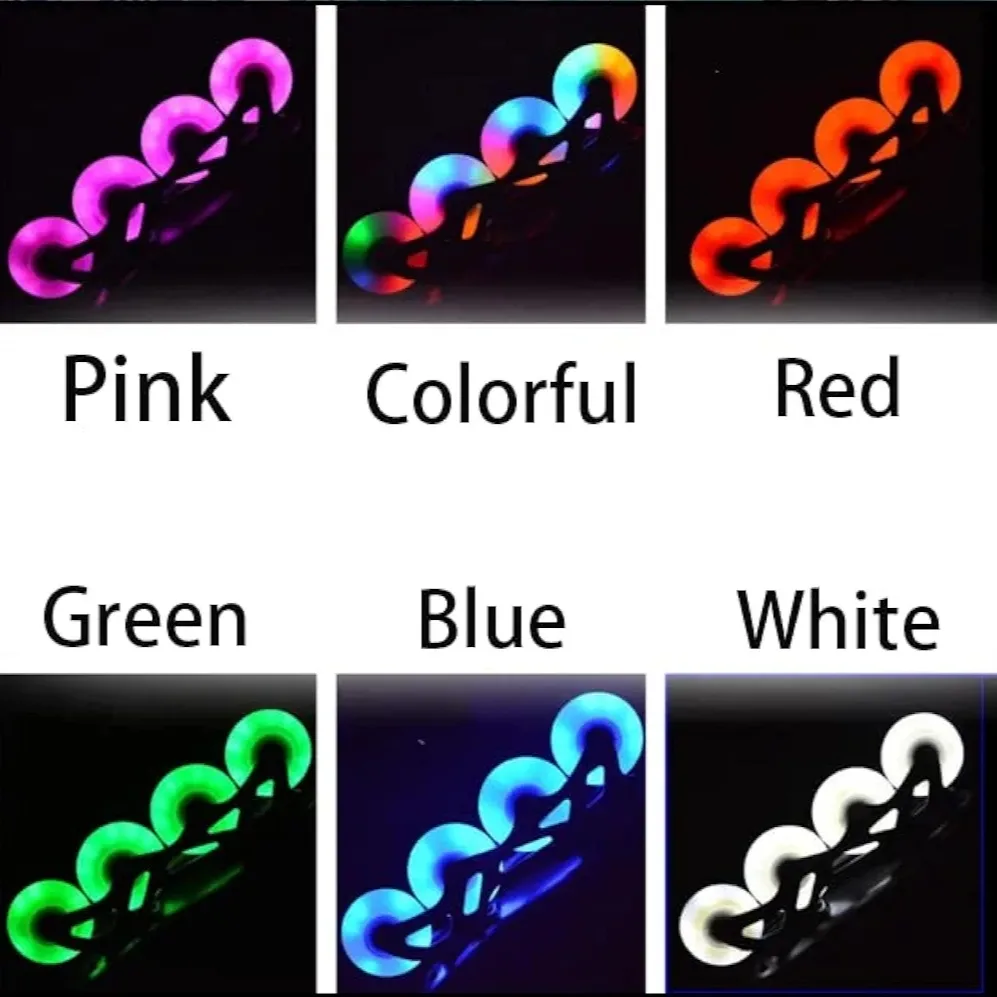 چرخ اسکیت مدل LED 76 بسته ۴ عددی