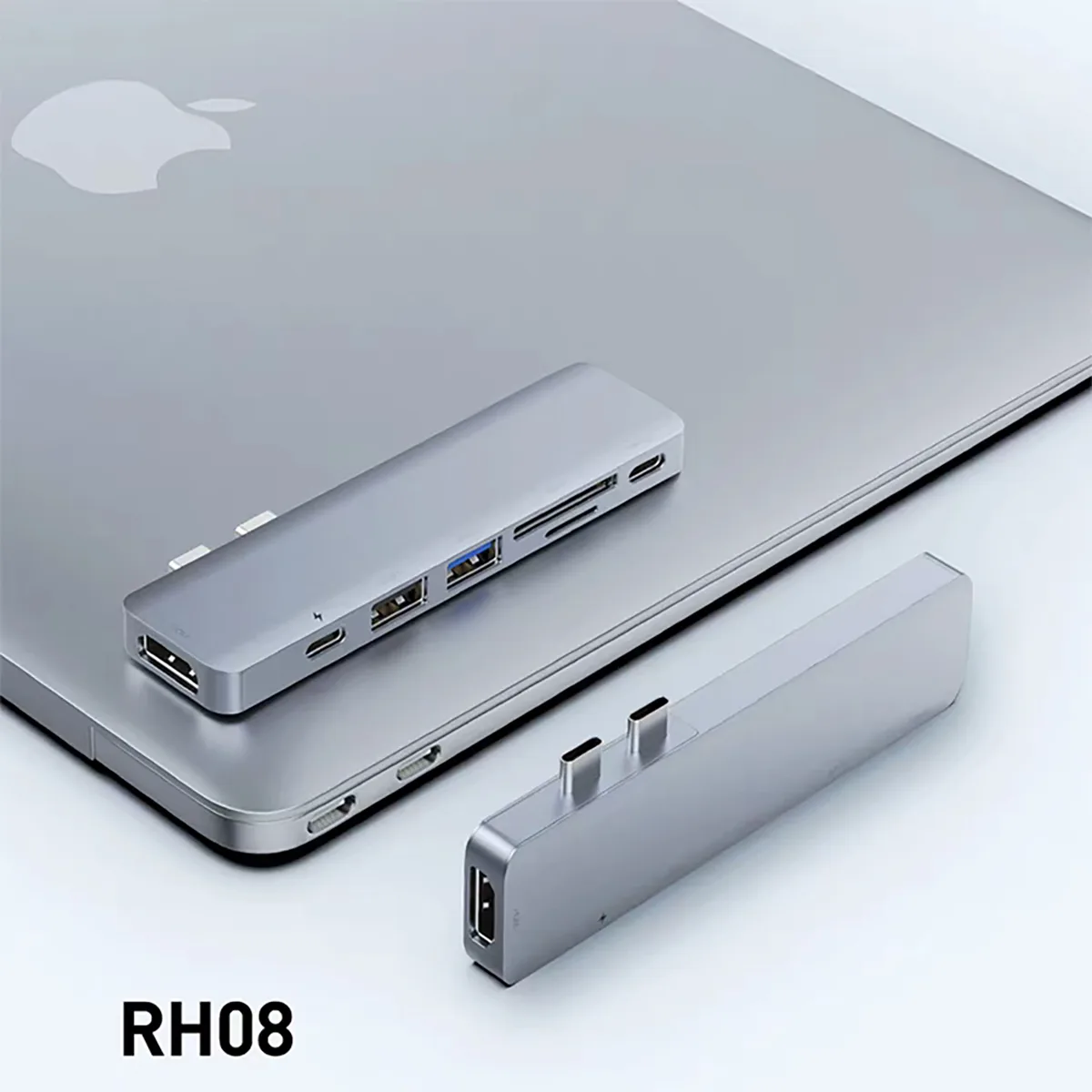 هاب 7 پوت USB-C رسی مدل RH08