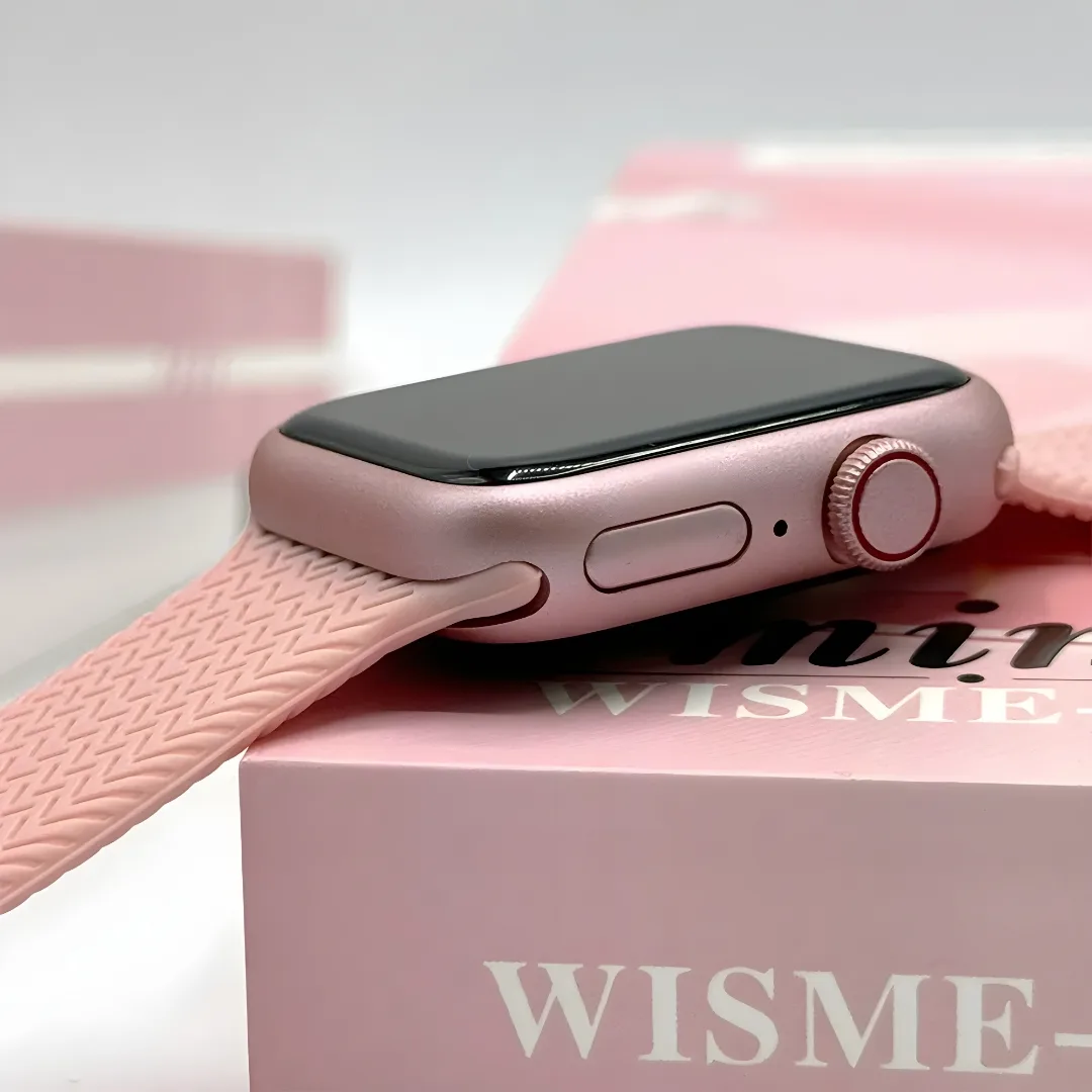 ساعت هوشمند 41 میلی متری ویسمی مدل X33 MINI با بند فلزی به همراه هدفون