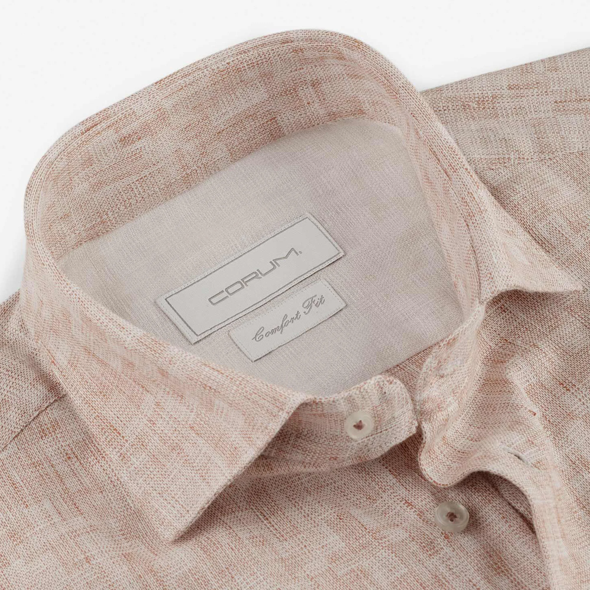 پیراهن آستین بلند مردانه کروم مدل لینن 2410161