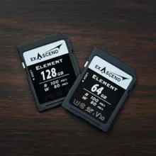 کارت حافظه SD اکساسند مدل Element کلاس 10 استاندارد UHS-I U3 سرعت 100MBps ظرفیت 128 گیگابایت