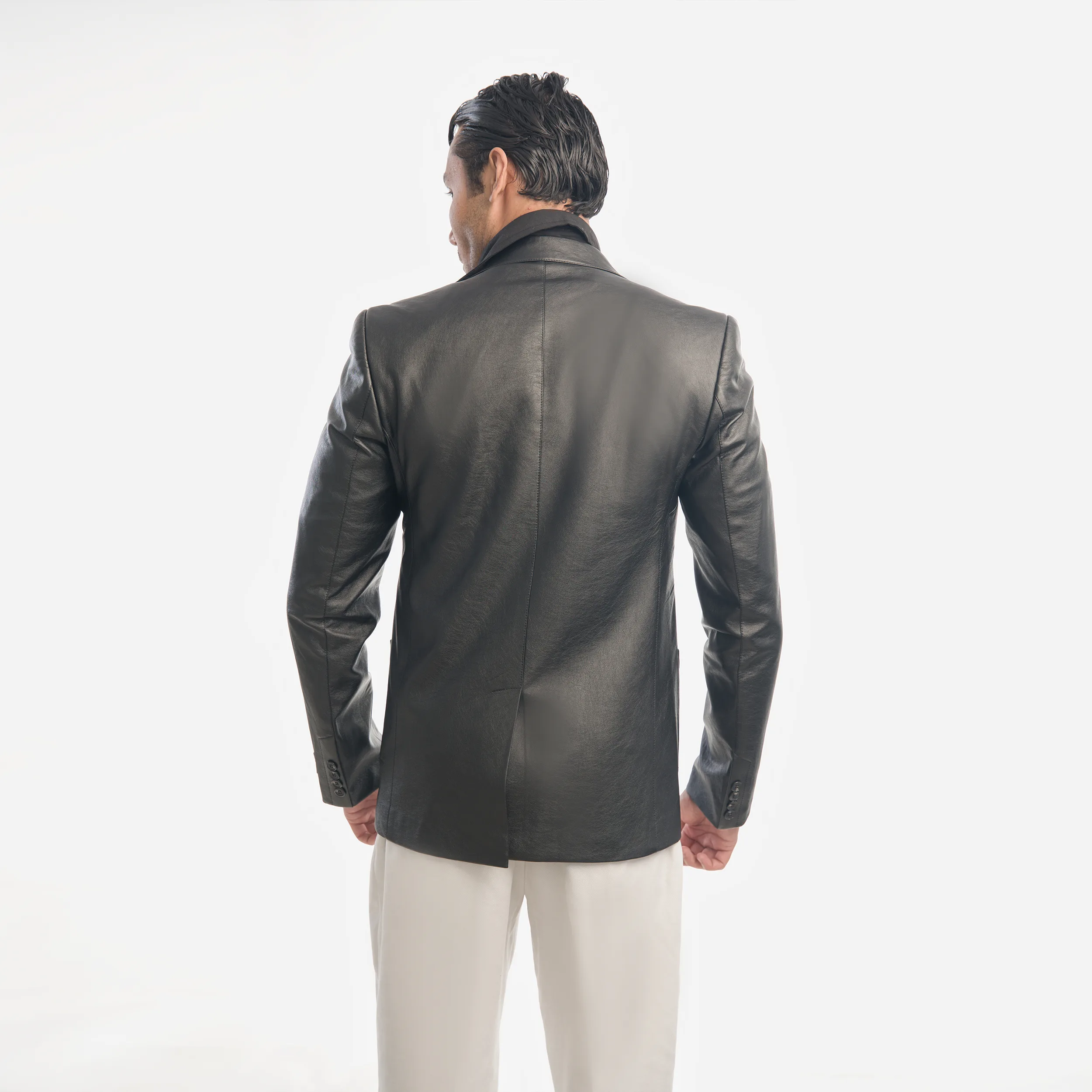 کت چرم مردانه مدل راشا 1-1