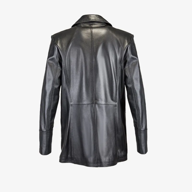 کت چرم مردانه چرم مشهد مدل M0579