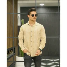 پیراهن آستین بلند مردانه مدل چاپ کد 1148-058