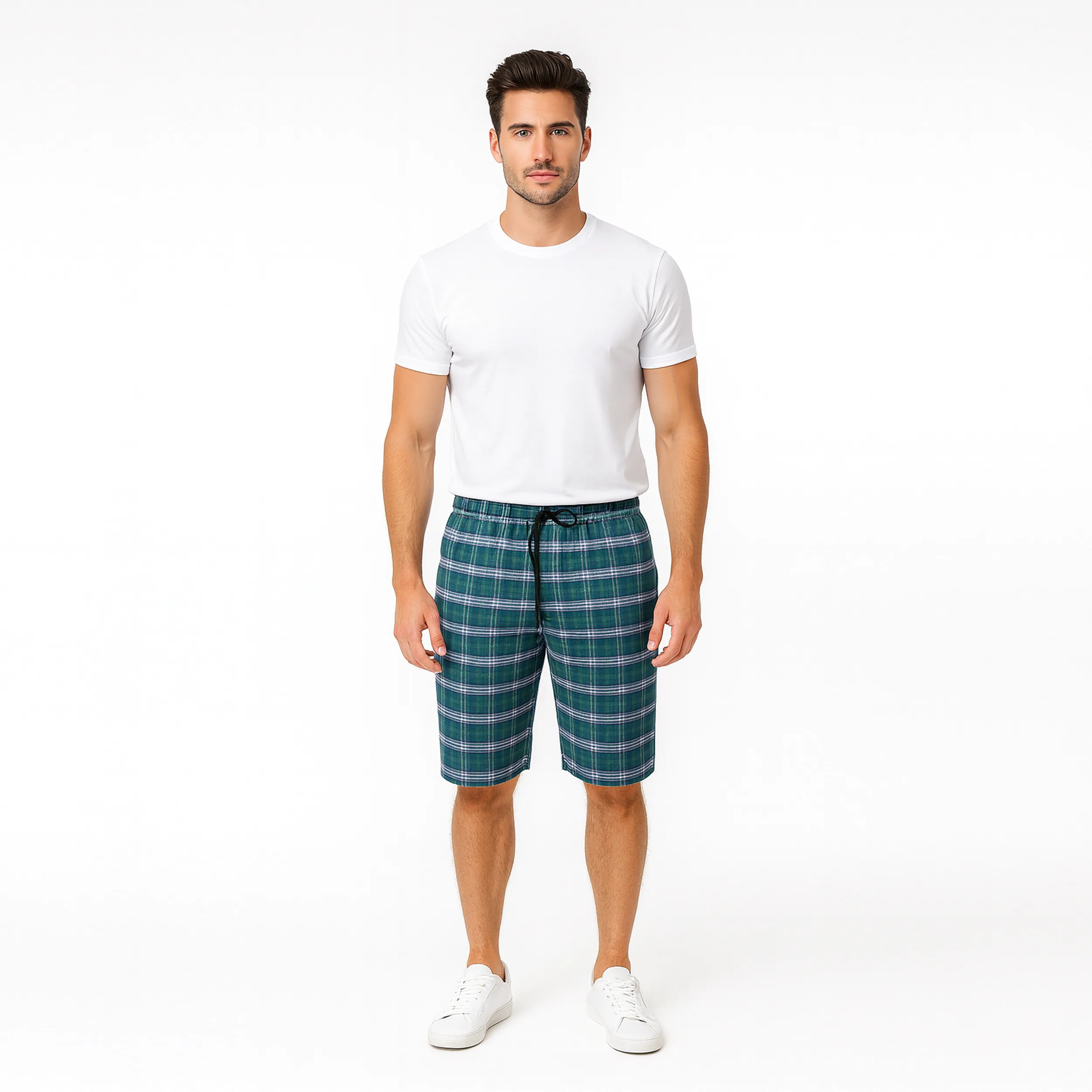 شلوارک راحتی مردانه آریان نخ باف مدل 1932