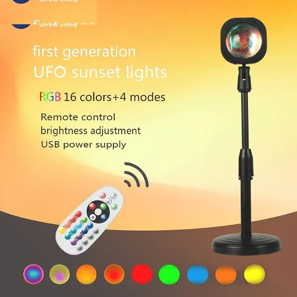 نور ثابت ال ای دی مدل SUNSET RGB B