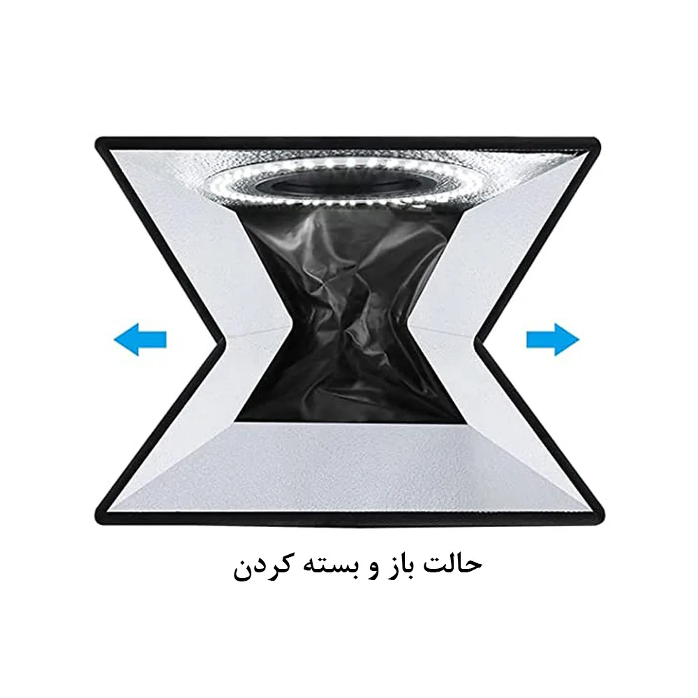 چادر عکاسی پلوز مدل Shadowless Light ابعاد 40x40 سانتی متر
