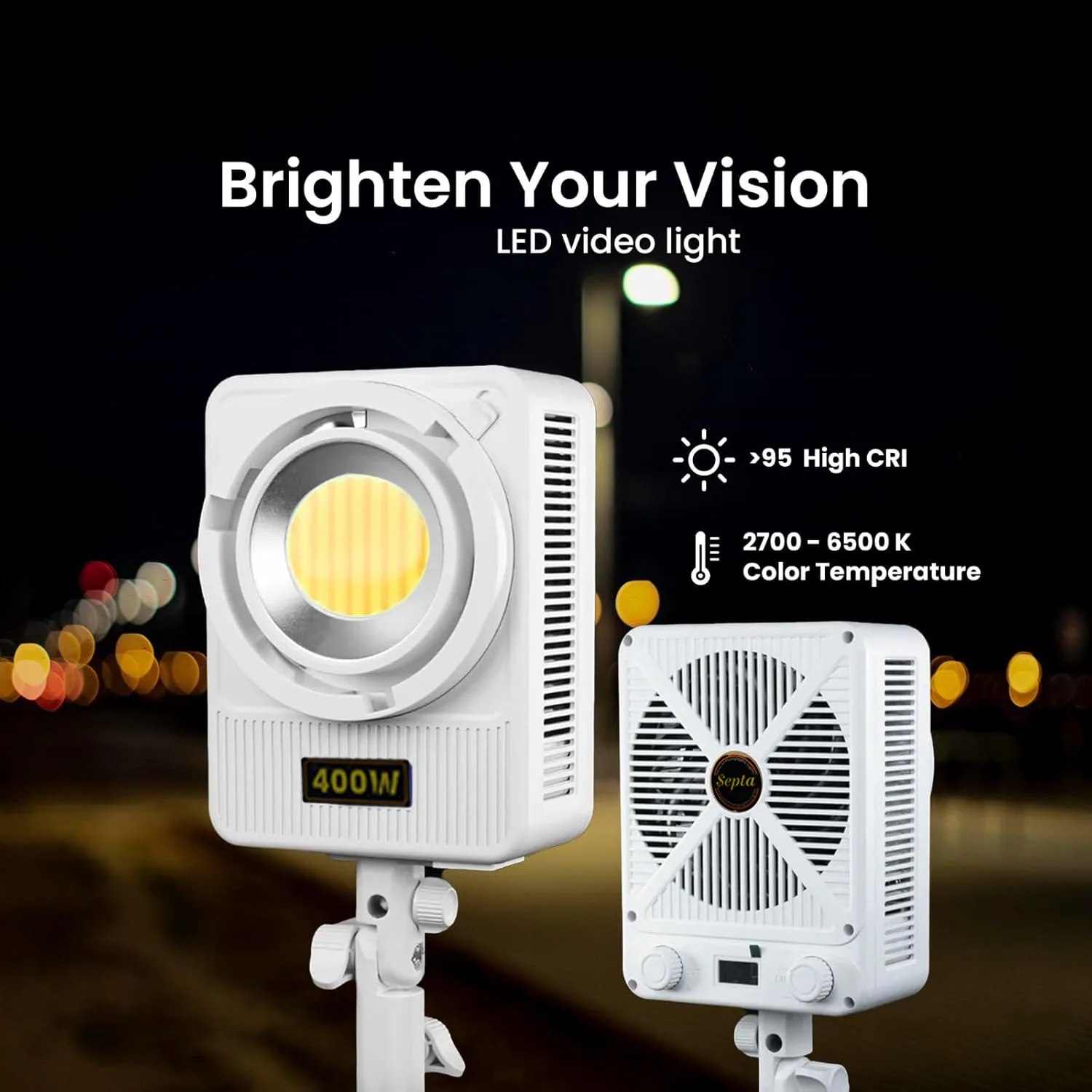 نور ثابت ال ای دی سپتا مدل COB LIGHT Z400