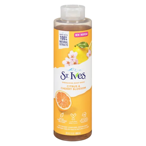 شامپو بدن اس تی.ایوز مدل مرکبات و شکوفه‌های گیلاس حجم 650 میلی لیتر