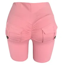 شلوارک ورزشی زنانه مدل جیب دار کد 22