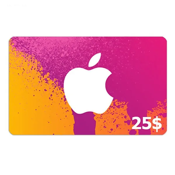 گیفت کارت 25 دلاری آیتونز