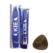 رنگ مو اکیا سری Tobaco warm شماره 8.34 حجم 100 میلی لیتر رنگ بلوند تنباکویی روشن