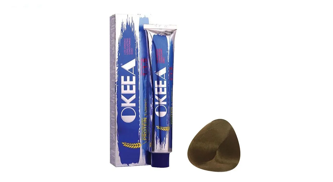 رنگ مو اکیا سری Tobaco warm شماره 8.34 حجم 100 میلی لیتر رنگ بلوند تنباکویی روشن