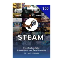 گیفت کارت 50 دلاری استیم مدل SM50