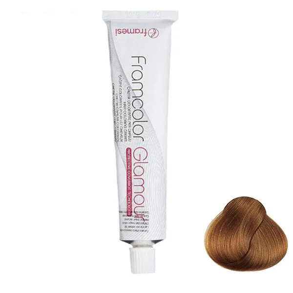 رنگ مو فرامسی مدل glamour شمار 7.33 حجم 100 میلی لیتر رنگ بلوند طلایی متوسط