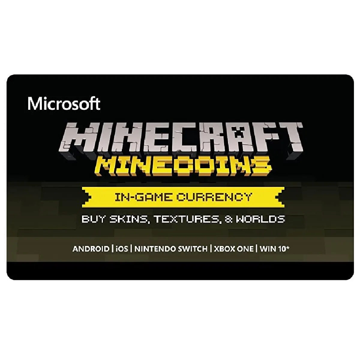 گیفت کارت 3500 سکهای ماین کرفت مدل Minecraft 3500