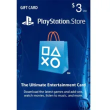 گیفت کارت پلی استیشن ۳ دلاری