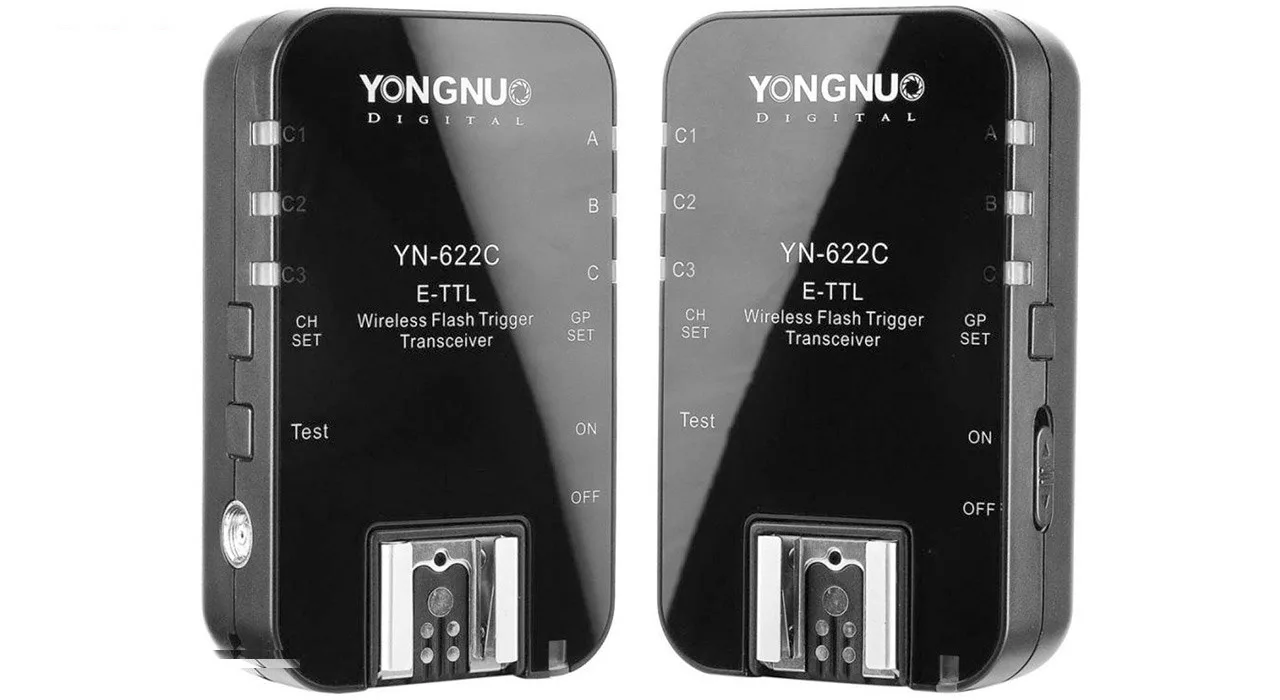 تریگر فلاش وایرلس یونگنو مدل YN-622C E-TTL مناسب برای دوربین های کانن