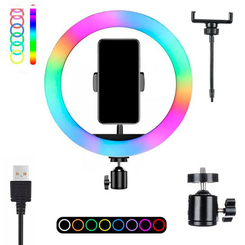 رینگ لایت مدل MJ30-RGB