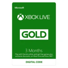 اکانت سه ماهه ایکس باکس مدل Gold