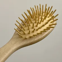 برس مو کربن مدل چوبی کد W7876-2