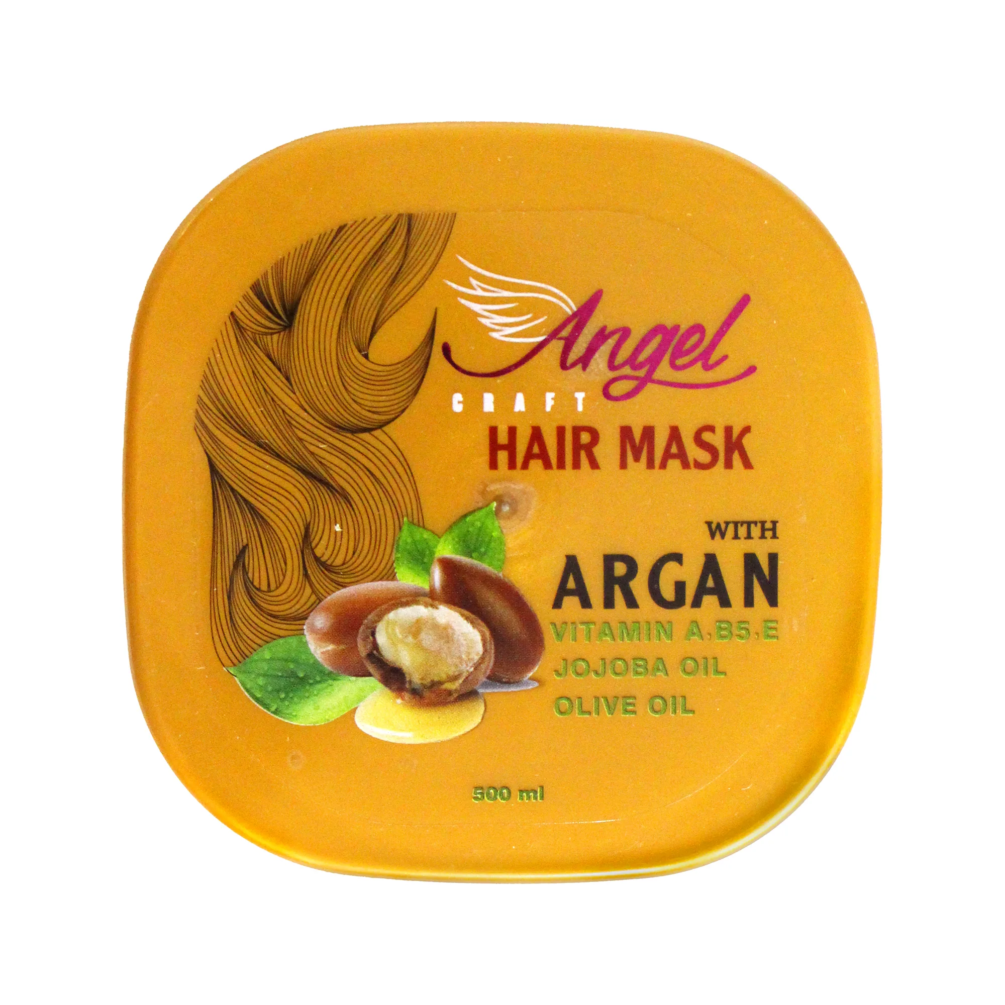 ماسک مو انجل کرفت مدل آرگان حجم 500 میلی لیتر مجموعه 2 عددی